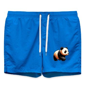 Panda - Badeshorts - Cobalt blue - Vorne - AI Model Male 185 light (185cm)