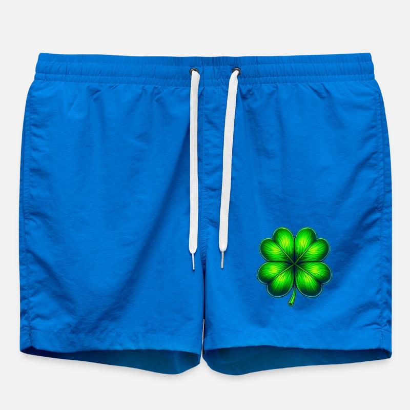 Four-leaf clover - Swim Trunks - cobalt blue