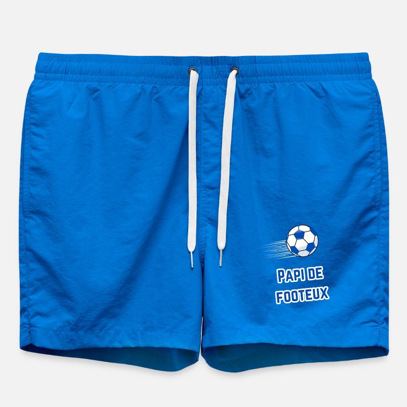 Tee-Shirt Papi Supporter Footeux - Short de bain - cobalt blue