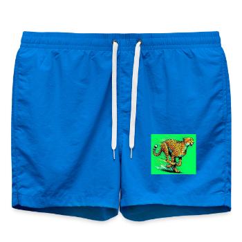 guépard - Short de bain - cobalt blue - Devant - AI Model Male 185 light (185cm)