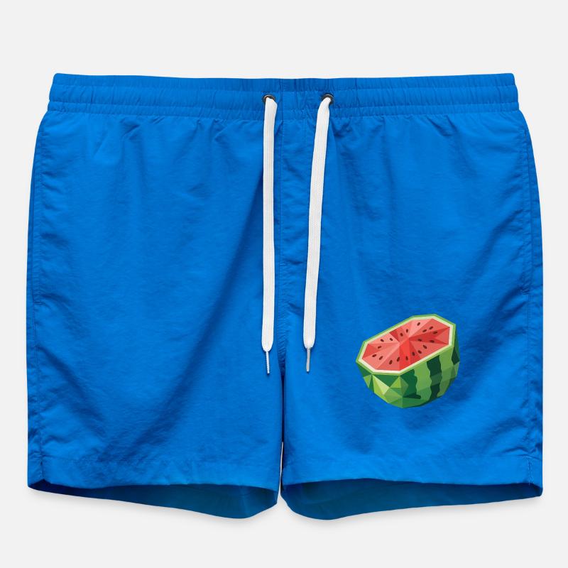 Melon - Cool Fruit Logo - Swim Trunks - cobalt blue