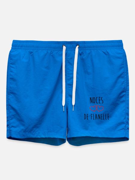Flannel-Hochzeit – 43 Jahre Ehe - Badeshorts - Cobalt blue