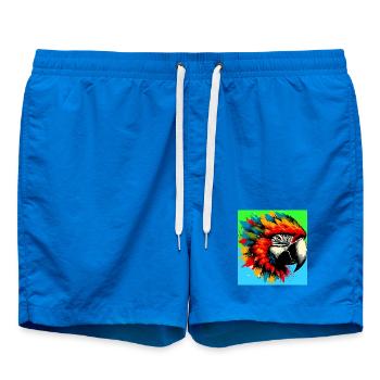 perroquet - Short de bain - cobalt blue - Devant
