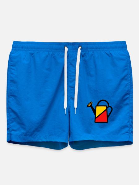Two-tone watering can tool vegetable gardener - Swim Trunks - cobalt blue