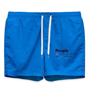 Sugar People - nightmare  - Badeshorts - Cobalt blue - Vorne - AI Model Male 185 light (185cm)