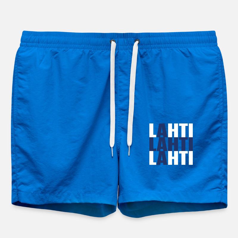 Lahti Finlande Drapeau - Short de bain - cobalt blue