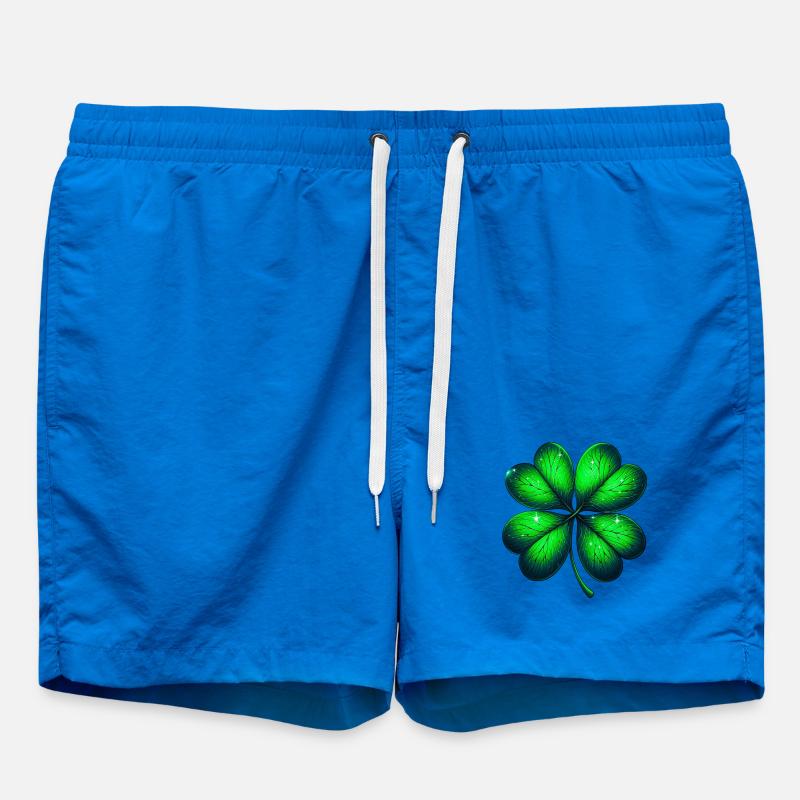 Four-leaf clover - Swim Trunks - cobalt blue