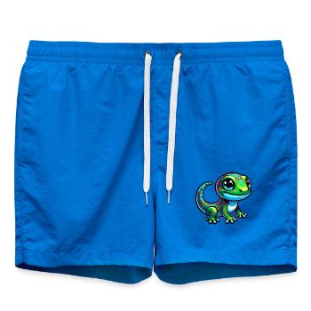 Gecko - Badeshorts - Cobalt blue - Vorne - AI Model Male 185 light (185cm)