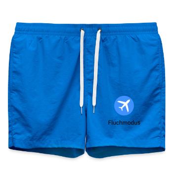 Mode Avion Jurer Avion Icône Bureau Humour Drôle - Short de bain - cobalt blue - Devant