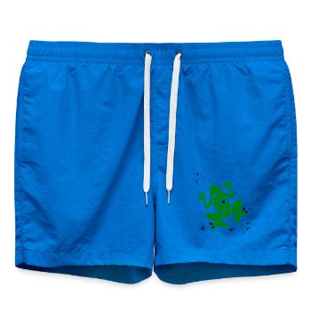 Frosch mit Herz und Ameisen - Badeshorts - Cobalt blue - Vorne