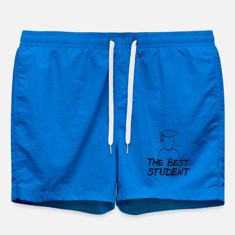 Best Student - Swim Trunks - cobalt blue
