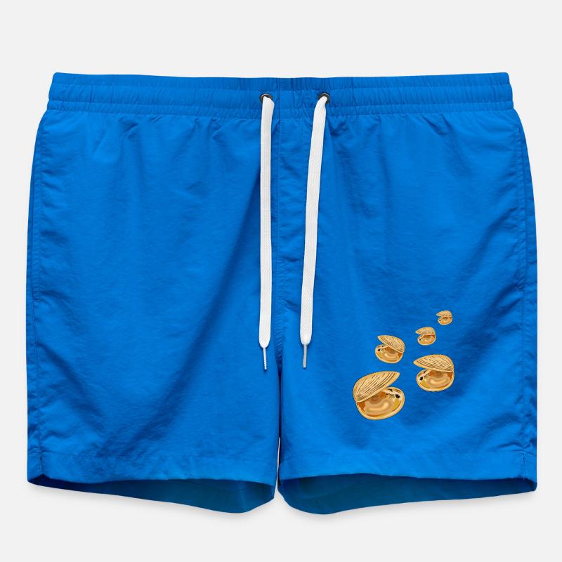 Decorative Shells - Swim Trunks - cobalt blue