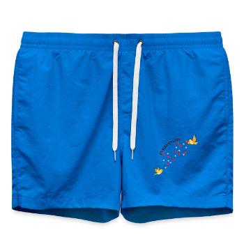 Liés par l’amour - Short de bain - cobalt blue - Devant - AI Model Male 185 light (185cm)