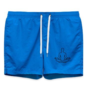 Tracé de lignes de position Lotus - Short de bain - cobalt blue - Devant - AI Model Male 185 light (185cm)