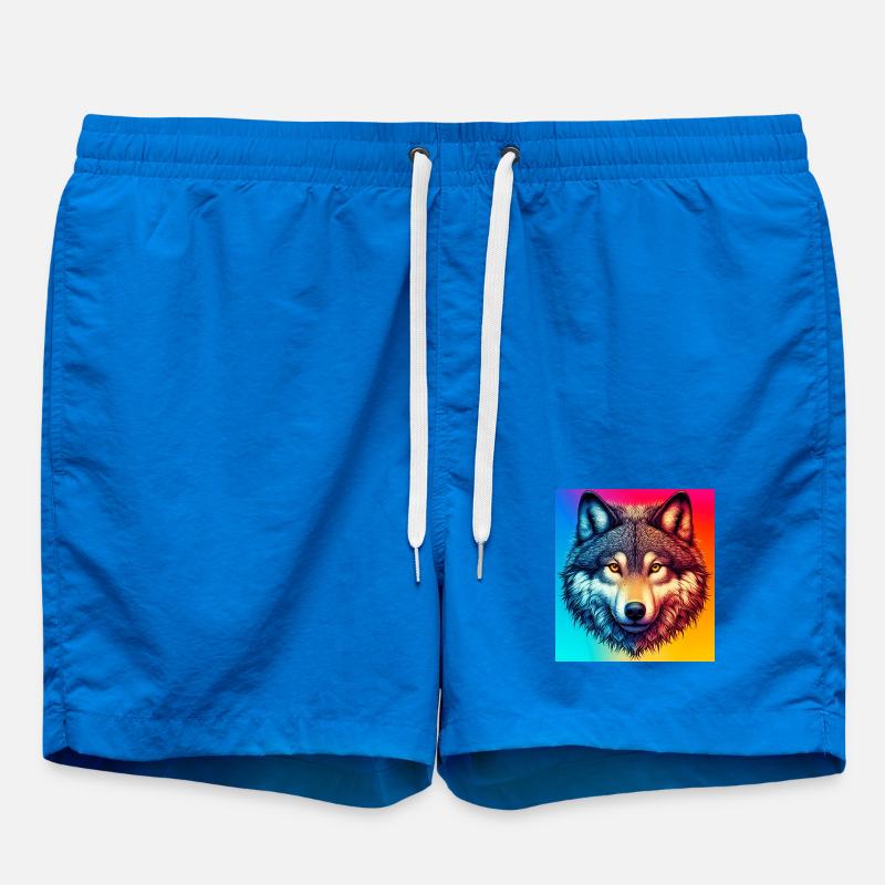 Wolf - Swim Trunks - cobalt blue