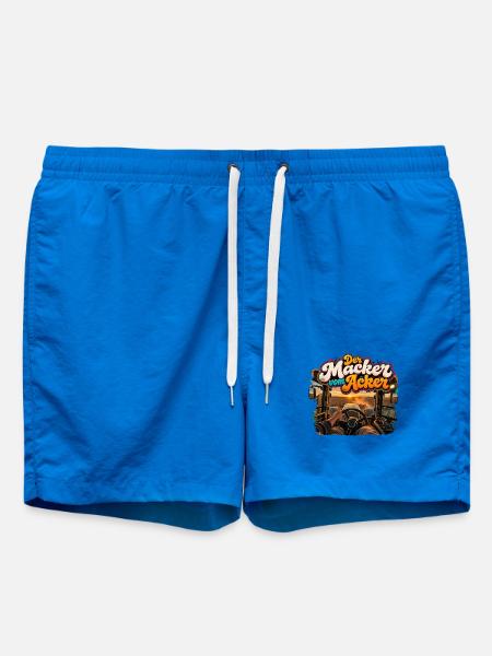 Der Macken vom Ackern - Badeshorts - Cobalt blue