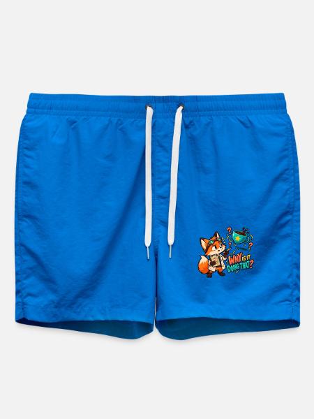 Warum macht er das? - Badeshorts - Cobalt blue
