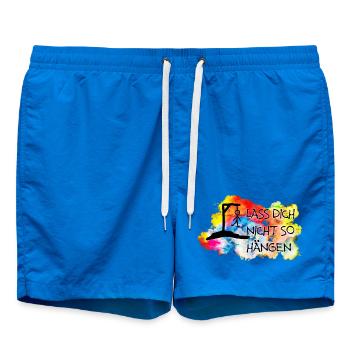 Lass Dich nicht so hängen.... - Badeshorts - Cobalt blue - Vorne
