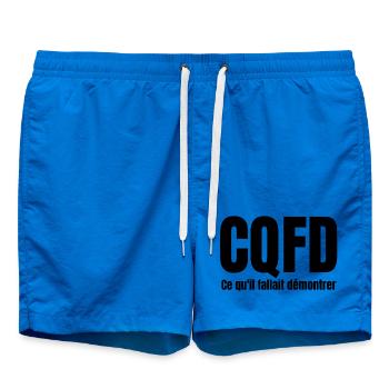 mathématiques, math, CQFD - Short de bain - cobalt blue - Devant