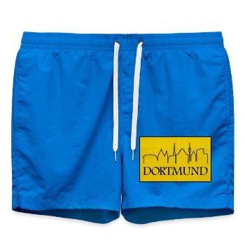 Dortmund Skyline Gelb Design - Badeshorts - Cobalt blue - Vorne