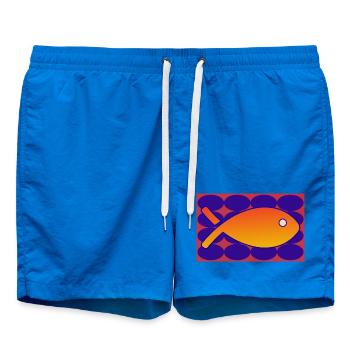 POISSON - Short de bain - cobalt blue - Devant
