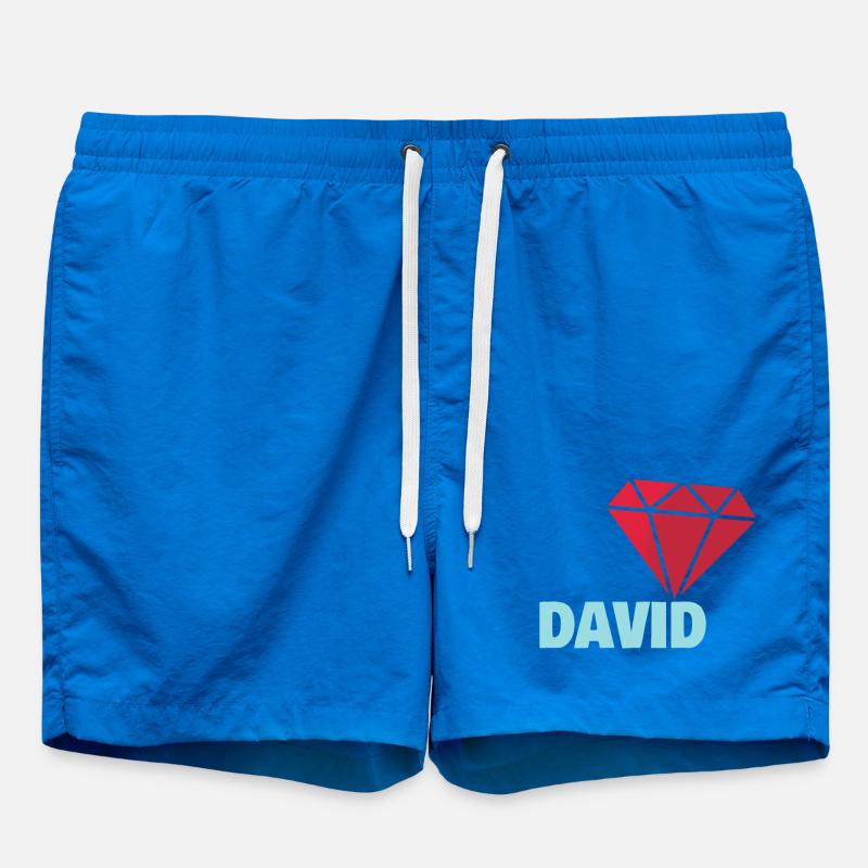 David - Swim Trunks - cobalt blue