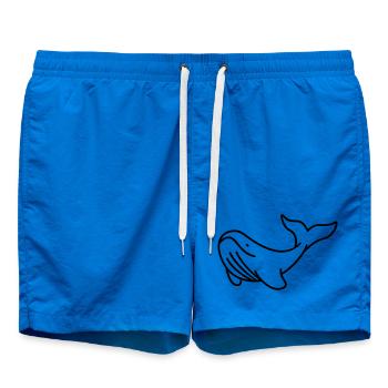 Majestic Whale – Ocean & Animal Welfare Design - Swim Trunks - cobalt blue - Front
