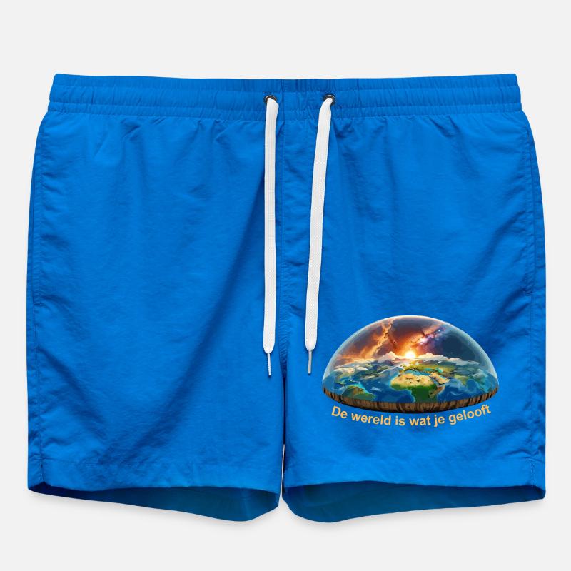 Die Welt ist, was du glaubst - Badeshorts - Cobalt blue