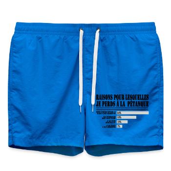 pour les Fans de Pétanque - Short de bain - cobalt blue - Devant