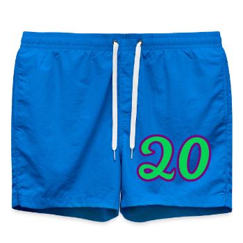 20. 20e ANNIVERSAIRE. ANNIVERSAIRE 20 ANS. 20 ANS. - Short de bain - cobalt blue - Devant