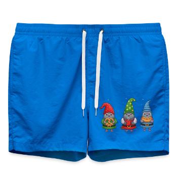 Taube Merry Christmas Weihnachten Coole  - Badeshorts - Cobalt blue - Vorne