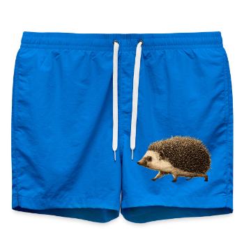 lustiger Igel - Badeshorts - Cobalt blue - Vorne