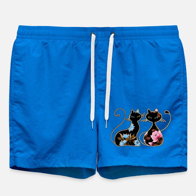 Katzen - Badeshorts - Cobalt blue