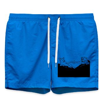 La création des chiens Michel-Ange - Short de bain - cobalt blue - Devant