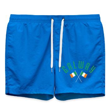 Galway-Kreuzende irische Flaggen - Badeshorts - Cobalt blue - Vorne