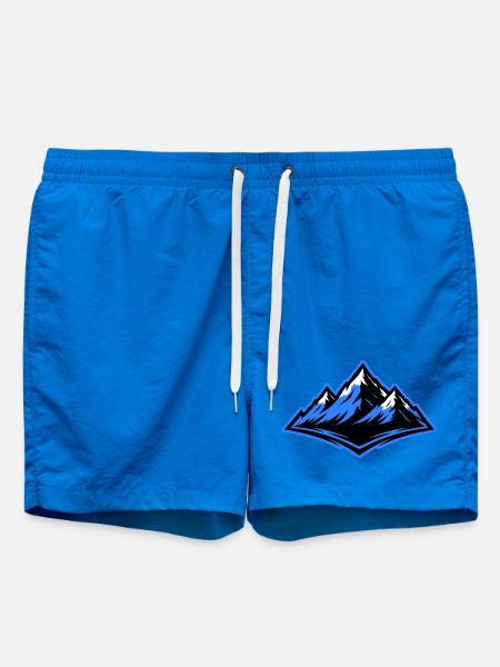Mountains Symbol Alps - Swim Trunks - cobalt blue