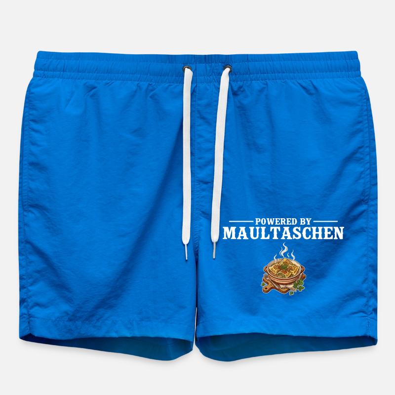 Propulsé par Maultaschen – Schwabe Gift - Short de bain - cobalt blue
