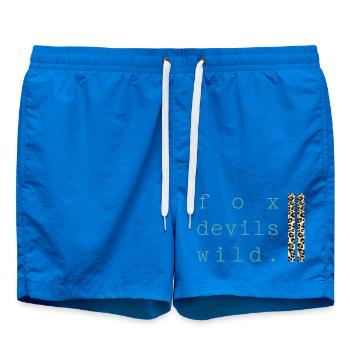 Diable Renard Léopard sauvage - Short de bain - cobalt blue - Devant