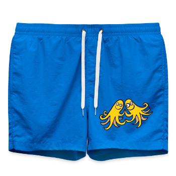 tanzende Kraken - Badeshorts - Cobalt blue - Vorne