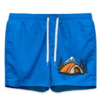 Camping en plein air - Short de bain - cobalt blue - Devant