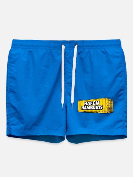 Hafen Hamburg Container - Badeshorts - Cobalt blue