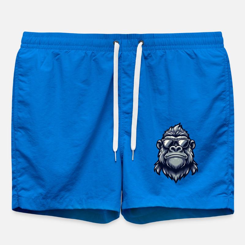 Coole Gorille Sonnenbrille Affe - Badeshorts - Cobalt blue