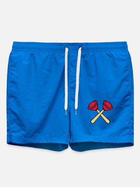 Pömpel gekreuzt - Badeshorts - Cobalt blue