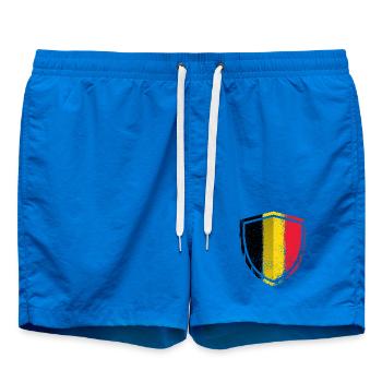 German Flag Shield Emblem - Swim Trunks - cobalt blue - Front