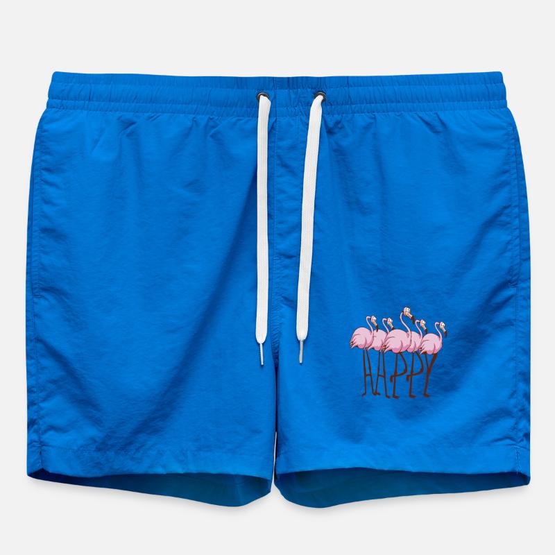 Flamants roses - Short de bain - cobalt blue
