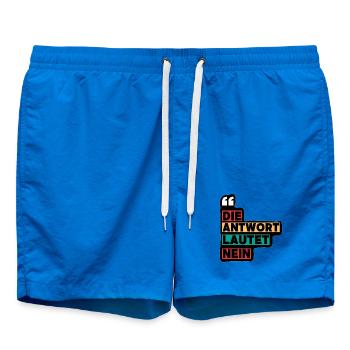 Die Antwort Lautet Nein - Badeshorts - Cobalt blue - Vorne