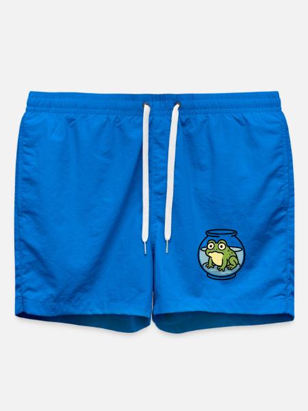 Frog in a Bowl - Swim Trunks - cobalt blue