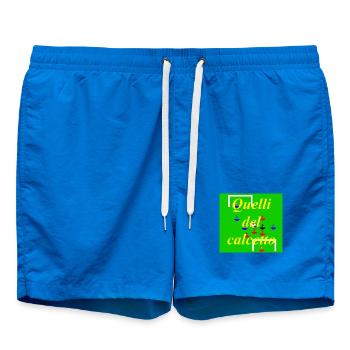 die des Fünfer-Footballs - Badeshorts - Cobalt blue - Vorne - AI Model Male 185 light (185cm)