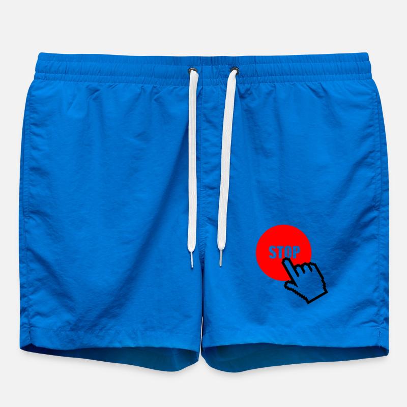 Stop - Swim Trunks - cobalt blue