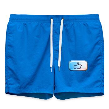 Dégradé néon pouce levé - Short de bain - cobalt blue - Devant